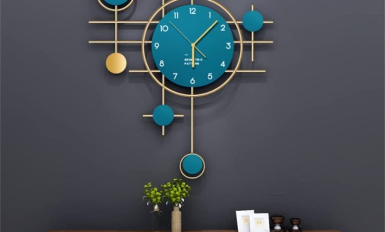 Modern Metal Clock