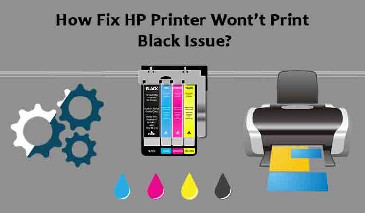 HP Printer Not Printing Black