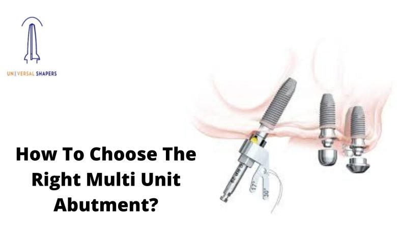 Multi unit abutment