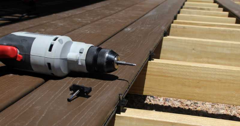 How to install composite decking correctly