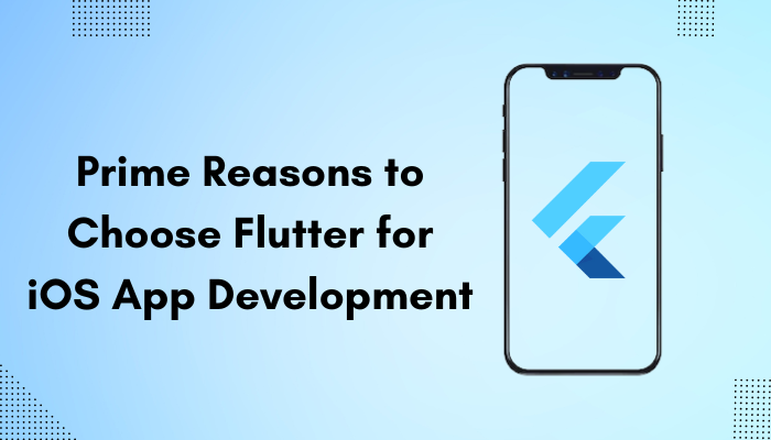 Prime Reasons to Choose Flutter for iOS App Development