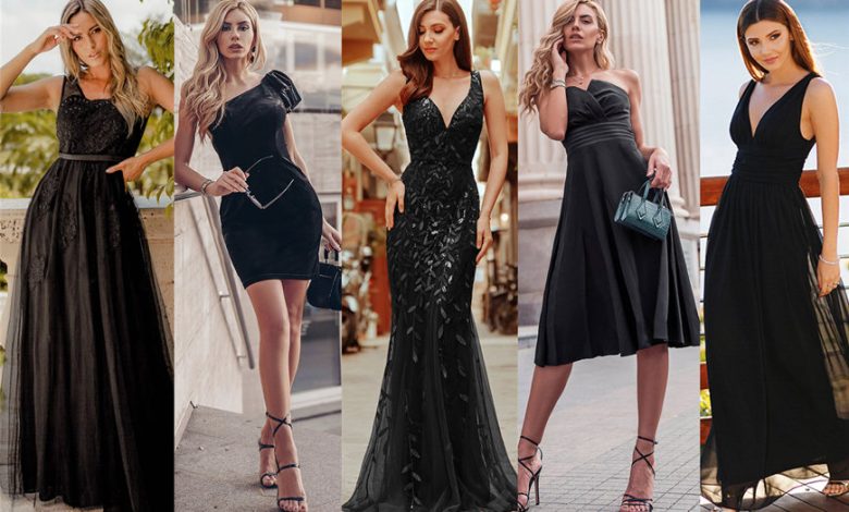 Top 10 Different Designs of Black Dress for Women