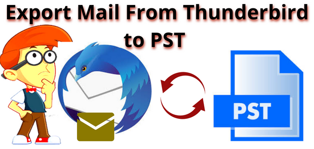 export mail from thunderbird to pst